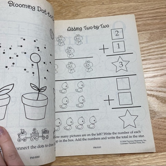 Vintage Precious Moments Coloring Activity Book NEW Kids - Picture 4 of 4